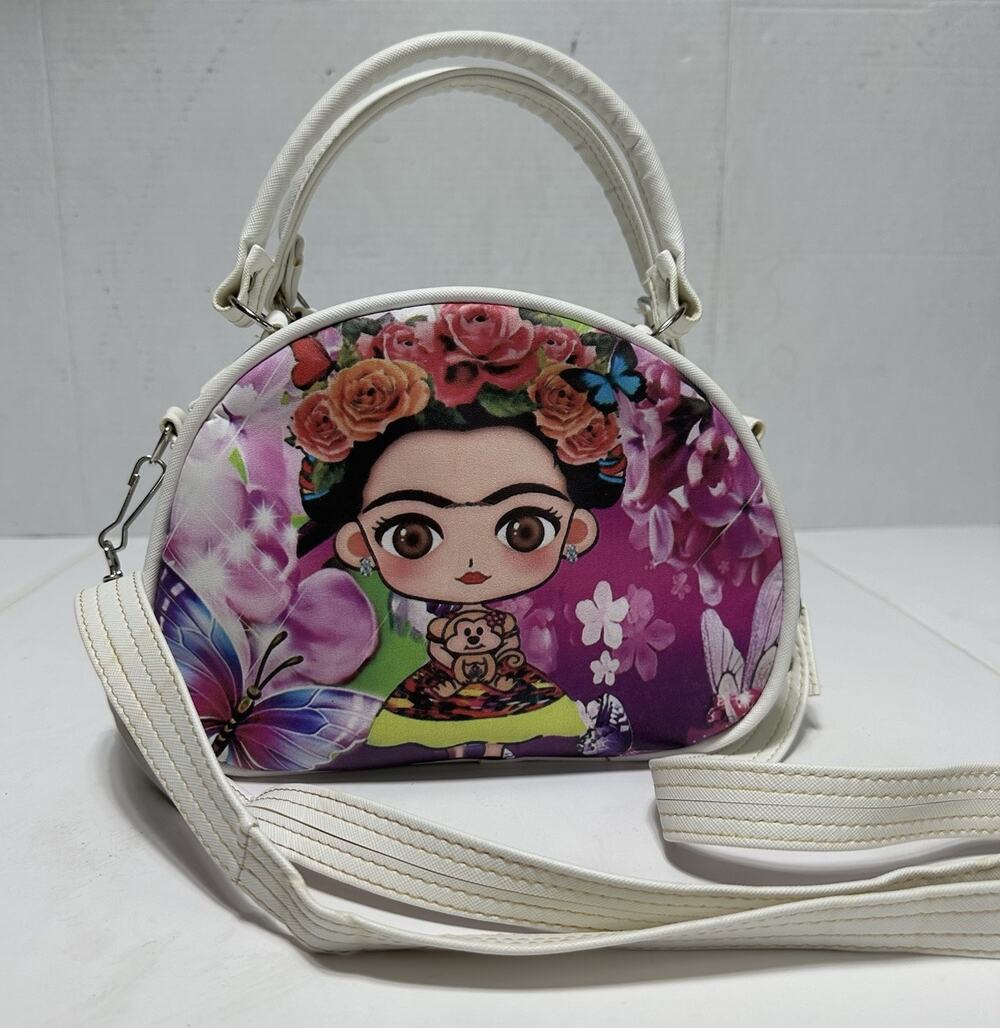 Frida Kahlo Round Crossbody & Top Handle Purse